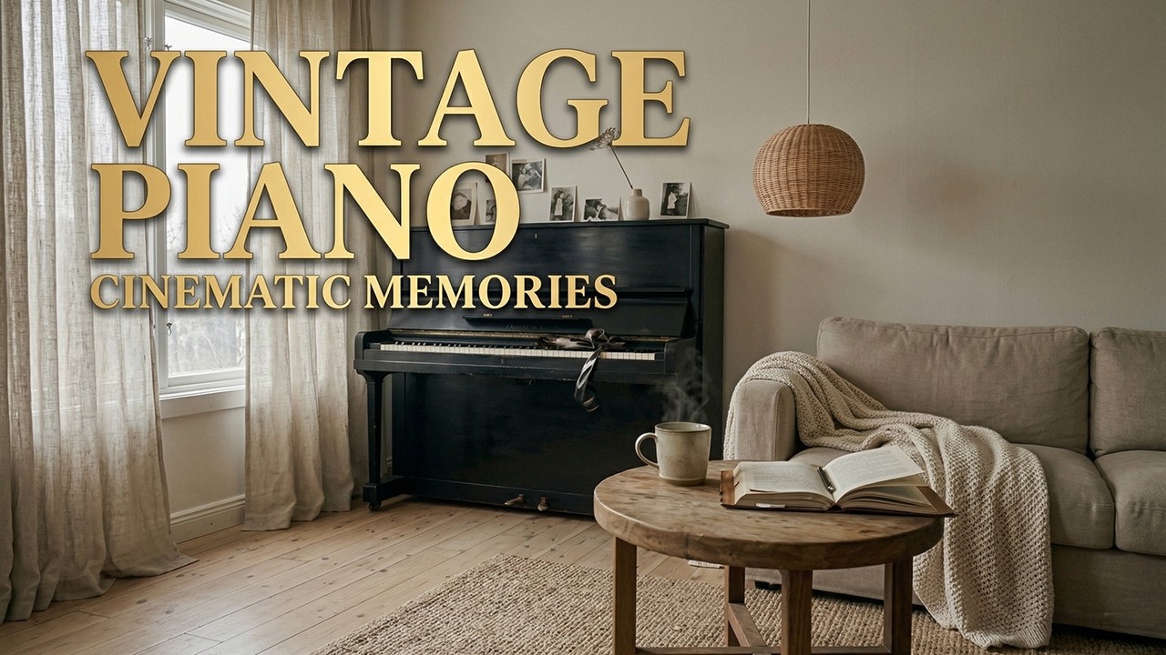 🎹🎬 Old Film Piano – Forgotten Scenes | Emotional Music for Quiet Evenings