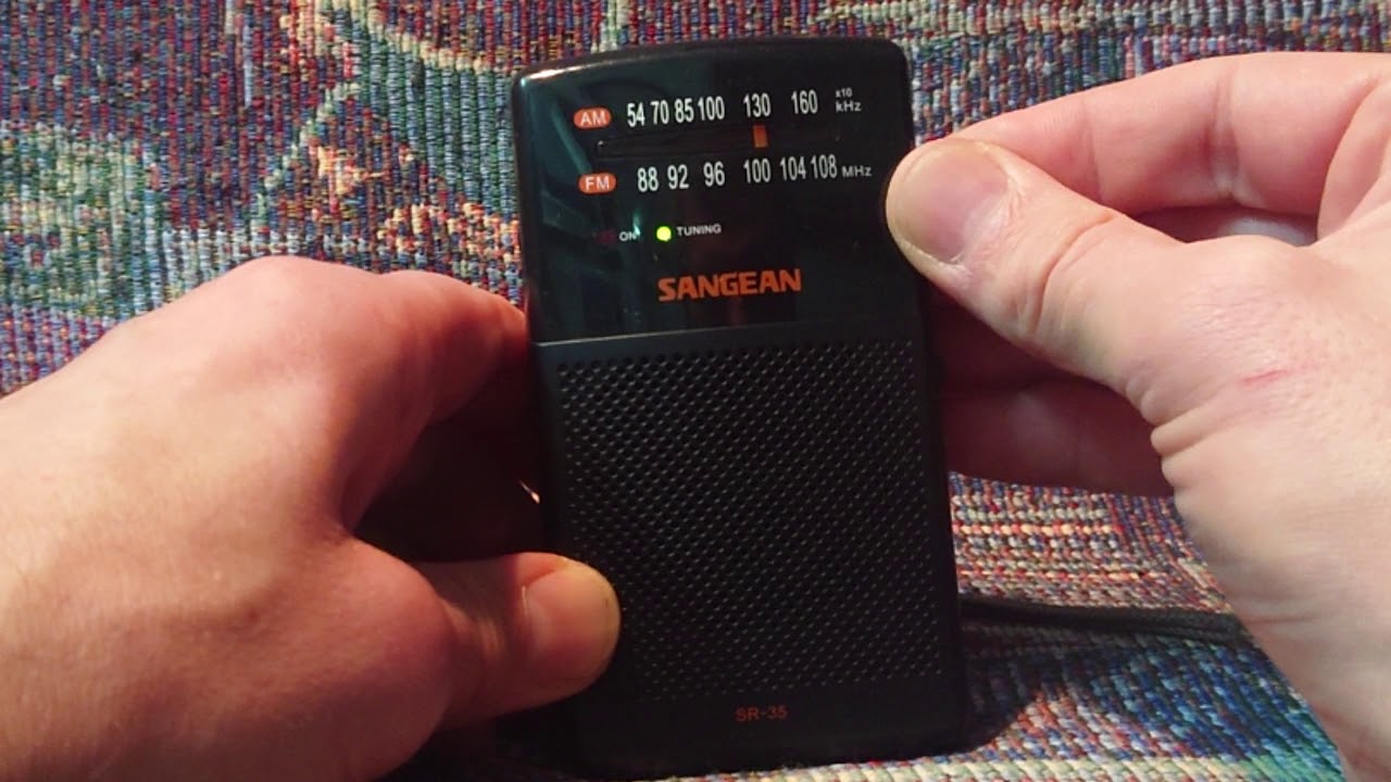 Sangean SR-35. Тест за городом после доработки.