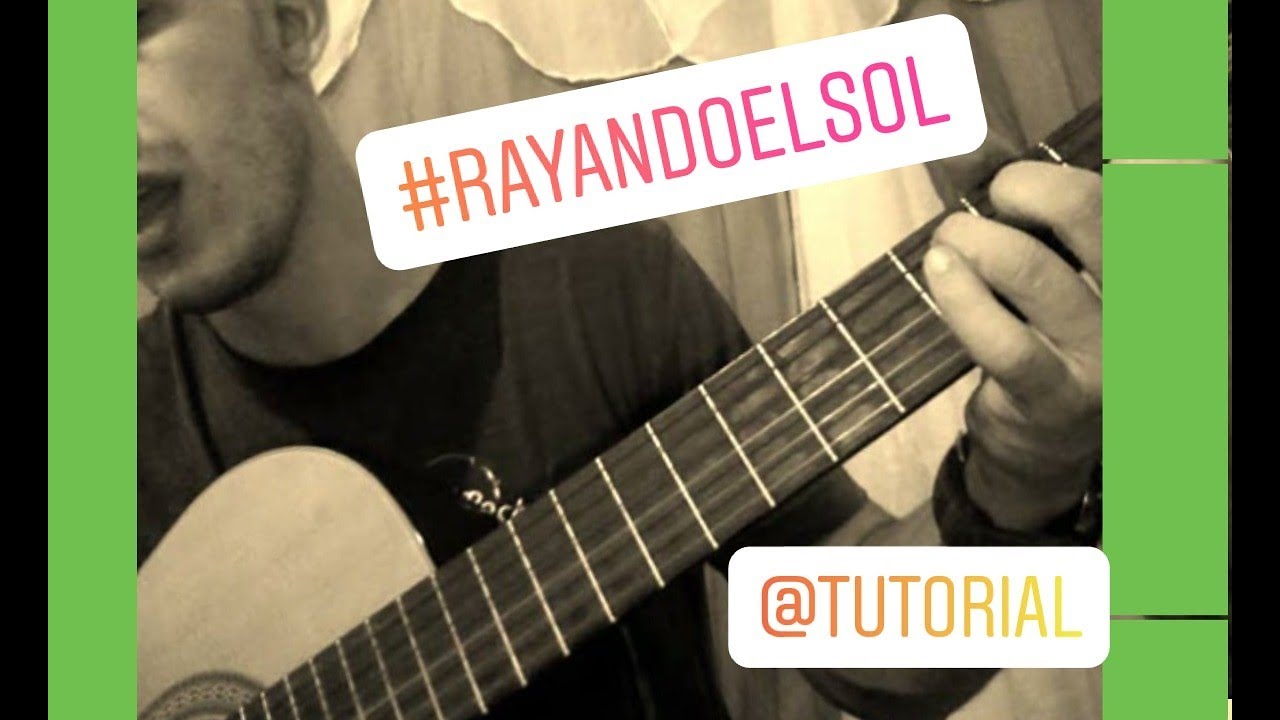 APRENDE como tocar RAYANDO EL SOL de MANÁ en GUITARRA tutorial para PRINCIPIANTES | ACORDES |