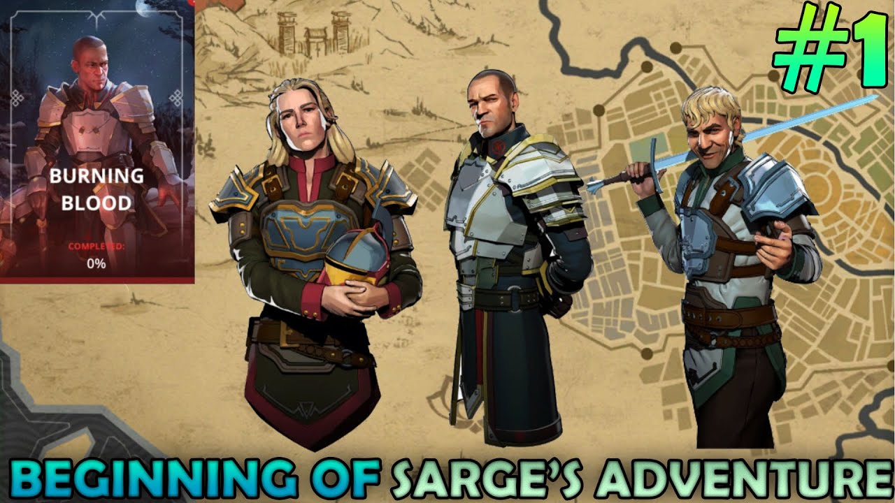 Starting Burning Blood Adventure | Shadow Fight 3 Sarge's Adventure Hindi Gameplay | Part #1
