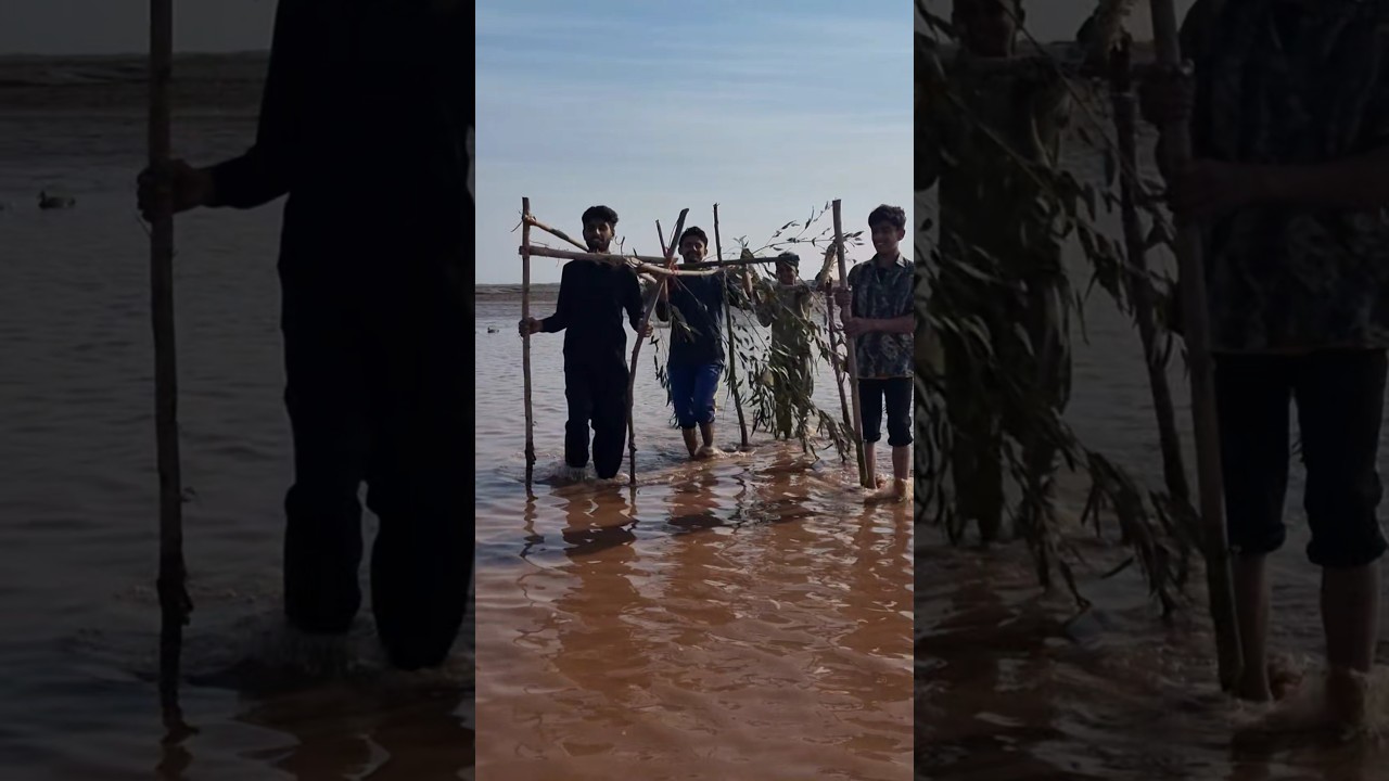 Making Blind For Duck Hunting 