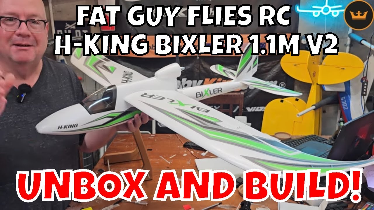 H-KING BIXLER 1.1M V2 UNBOX/BUILD by FGFRC #aviation #rcplane #rc