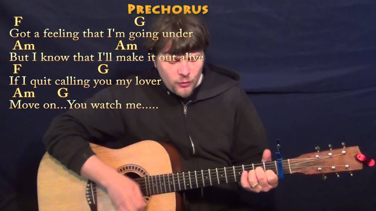 Stitches (Shawn Mendes) Strum Guitar Cover Lesson with Chords/Lyrics - Capo 1st