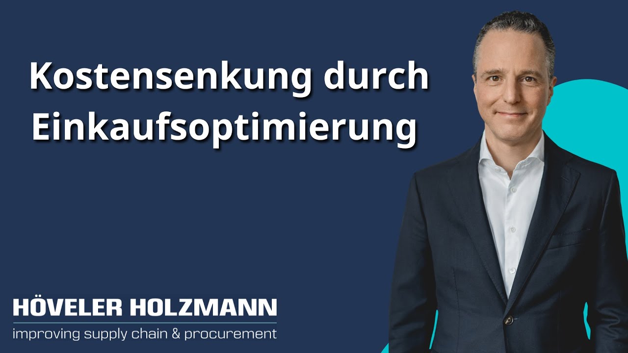Kostensenkung durch Einkaufsoptimierung