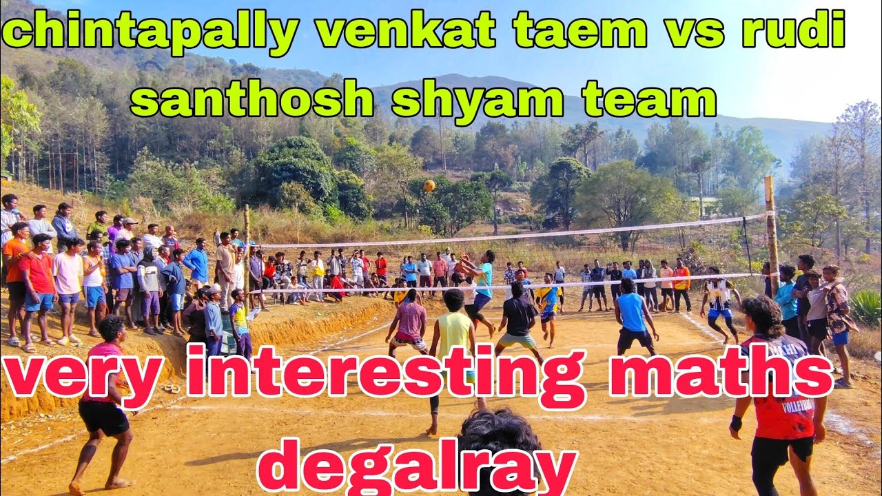 Chintapally venkat taem vs rudi santhosh shyam team very interesting match degalray round