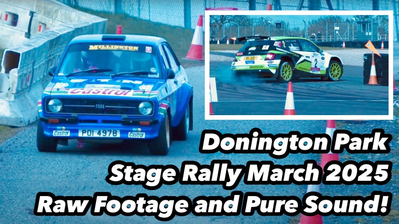 Donington Park TEGIWA DUKERIES RALLY March 2025 Raw Footage and Pure Sound!