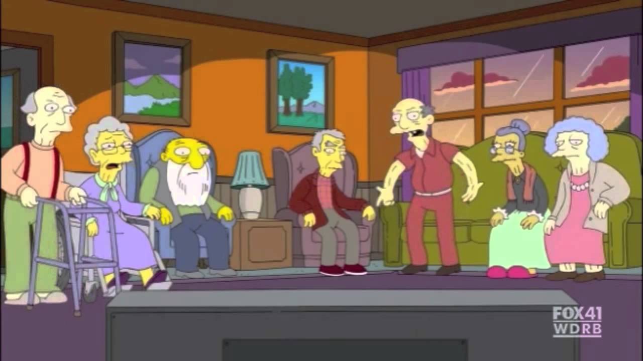 Pyramus and Thisbe in The Simpsons