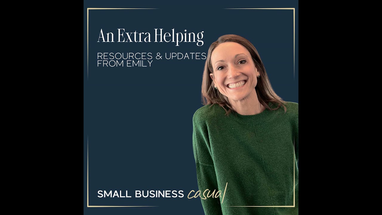An Extra Helping: Resources & Updates from Emily