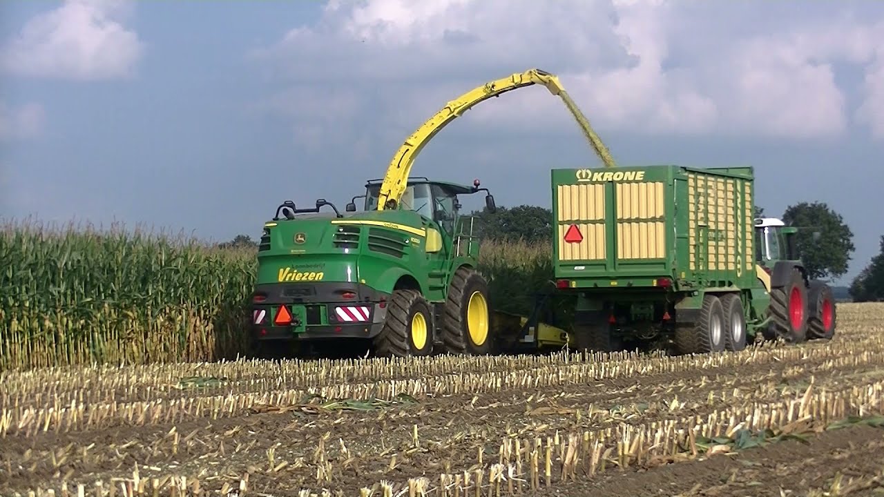 Mais hakselen 2021 / John Deere 83001i / Loonbedrijf Vriezen