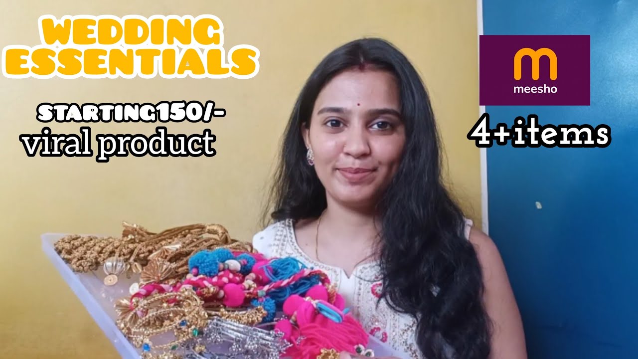 wedding essentials from MEESHO ||under350/-|| must have products!!     #meesho #weddingessentials 