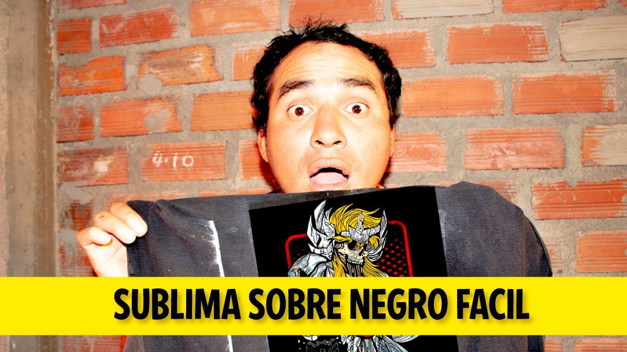 ❤️ SUBLIMA con esta TÉCNICA TUS CAMISETAS DE ALGODON OSCURO | MÁS FACIL? IMPOSIBLE!