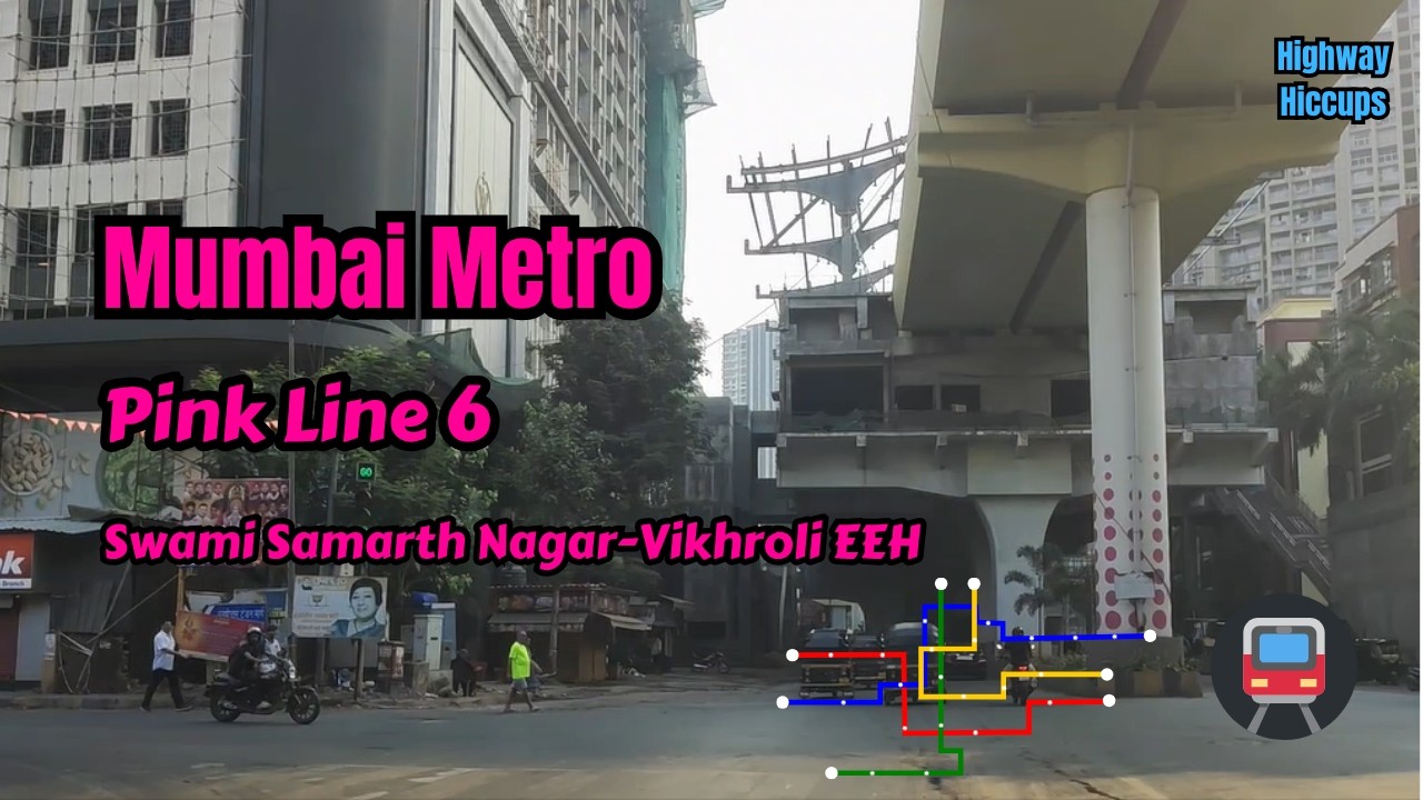 Mumbai Metro Pink Line 6 Swami Samarth Nagar To Vikhroli