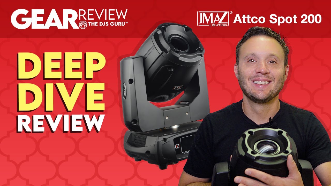 Best Moving Head Spot Under $1100?  JMaz Lighting Attco Spot Review, Demo and opinion