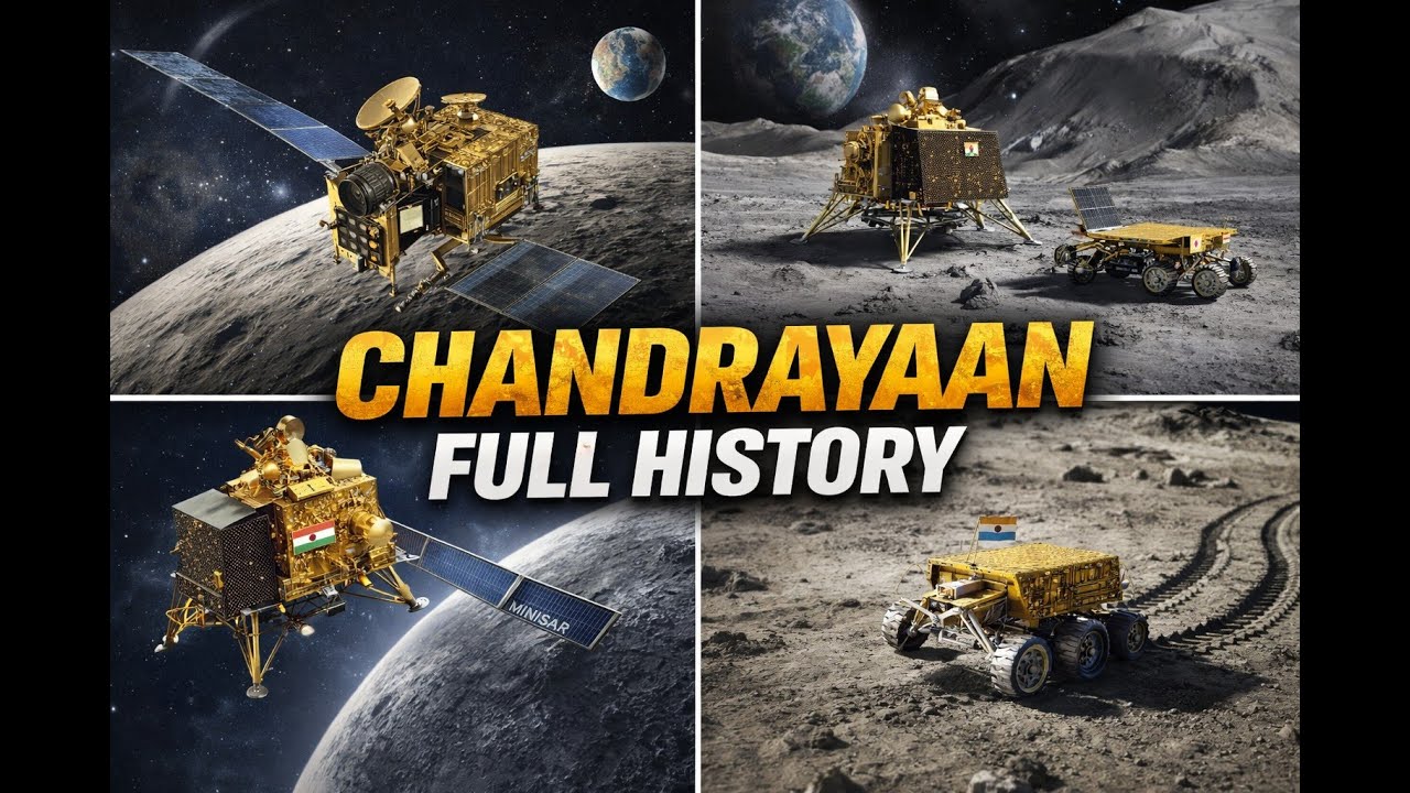 Chandrayaan Full History: First Moon Mission to Triumph| ISRO’s Biggest Triumph | Make in India