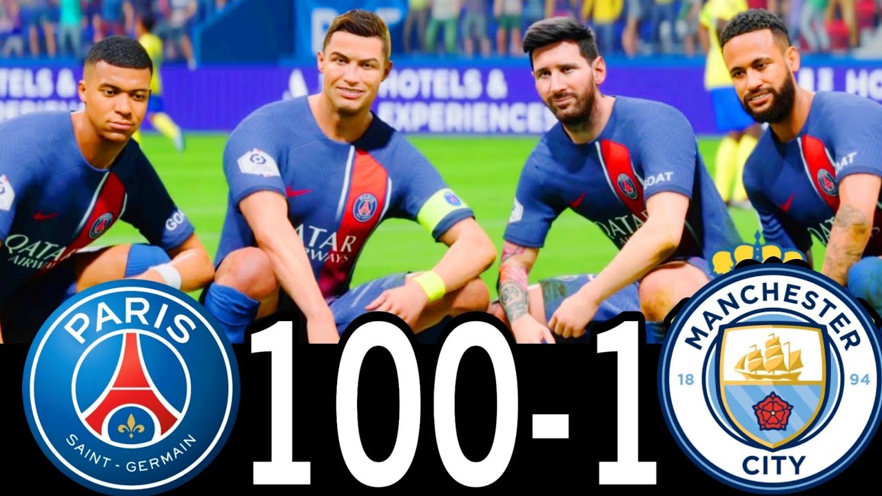FIFA 25 — МЕССИ, РОНАЛДУ, НЕЙМАР И МБАППЕ | ВСЕ ЗВЕЗДЫ | ПСЖ 100-0 МАНЧЕСТЕР СИТИ #fc25