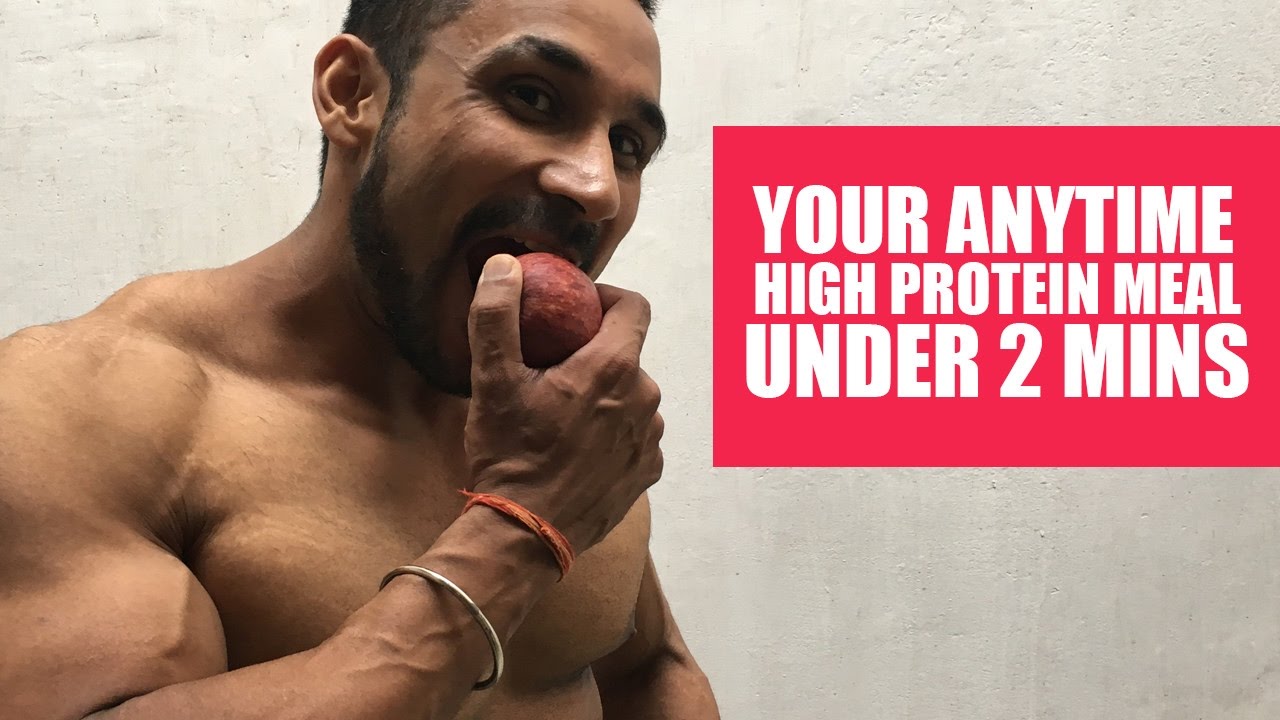 Anytime high protein meal in 2 mins
