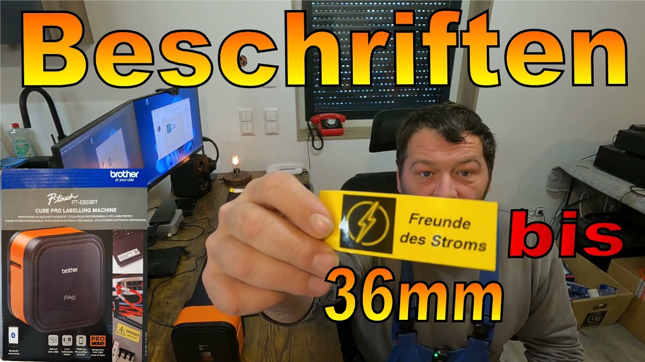 Game Changer für die Werkstatt 😲 Das neue CUBE Pro Brother PT-E920BT ⚡ Freunde des Stroms⚡