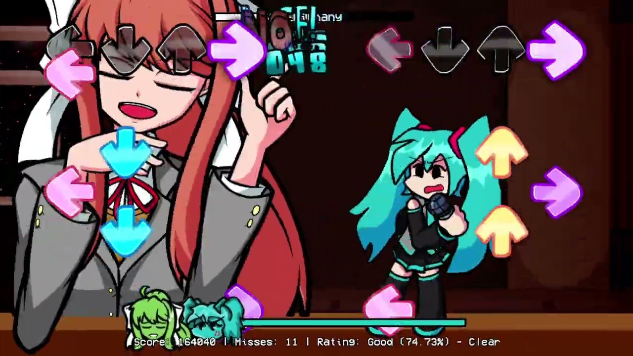 FNF| Bring Our Squad Back Monika!!| Epiphany Miku Vs. Monika
