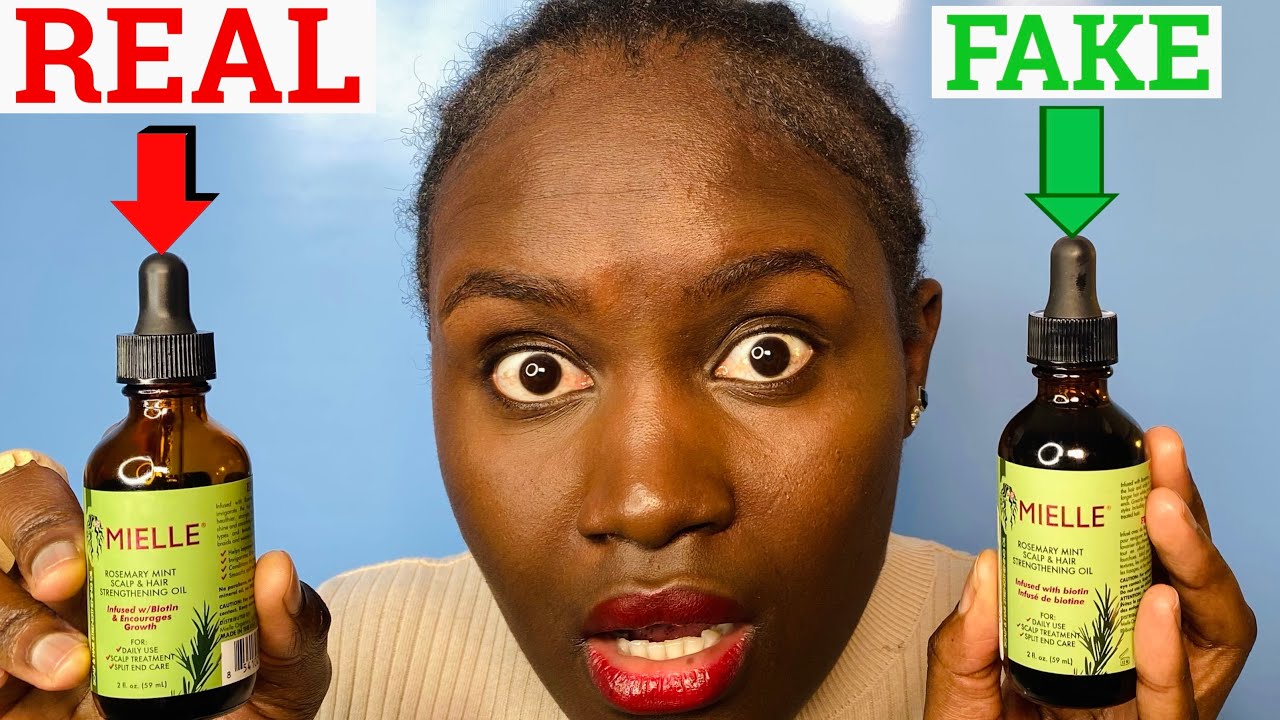 😳BE ALERT ❗️🚨HOW TO IDENTIFY REAL AND FAKE MIELLE ROSEMARY MINT OIL/ Part 2, DON’T BUY FAKE 😭😭💫