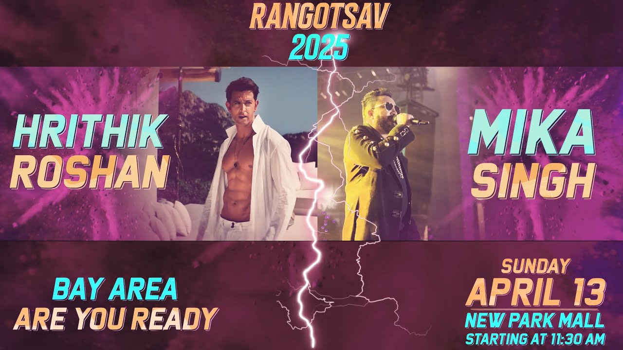 Hrithik Roshan & Mika Singh LIVE at Rangotsav 2025 | Biggest Holi Bash!