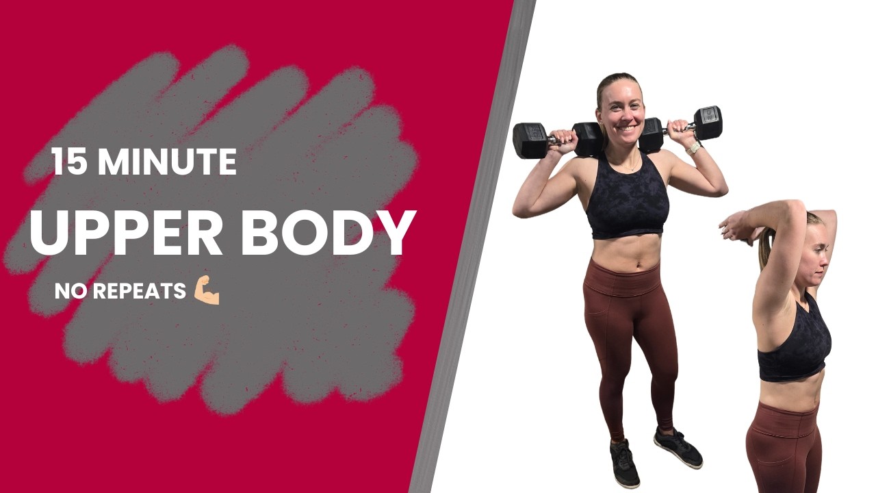15 Minute Upper Body Workout For Moms | All Standing