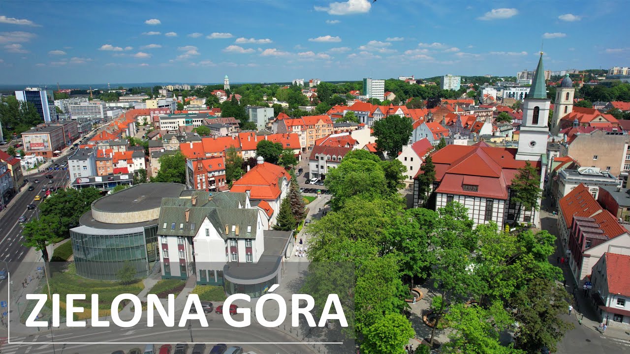 ZIELONA GÓRA - Moje Miasto z Góry [4K] [DJI AIR2S]