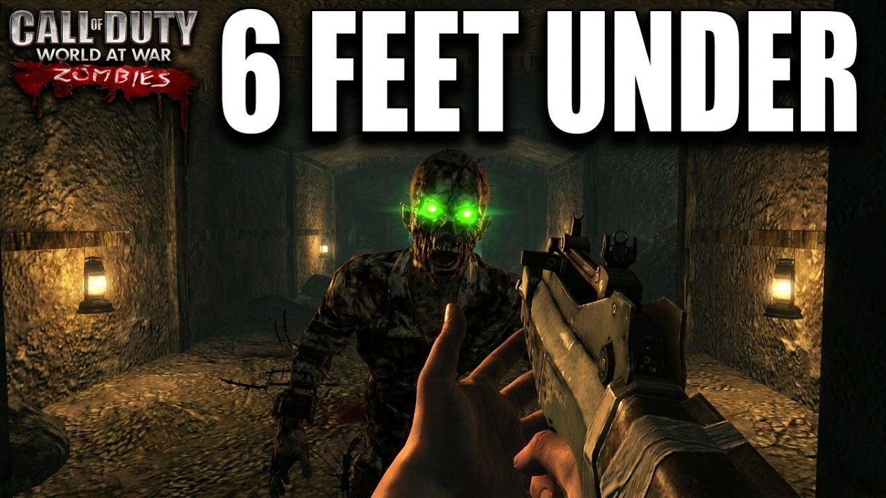 WaW Custom Zombies: 6 FEET UNDER | Full Playthrough (No Commentary)