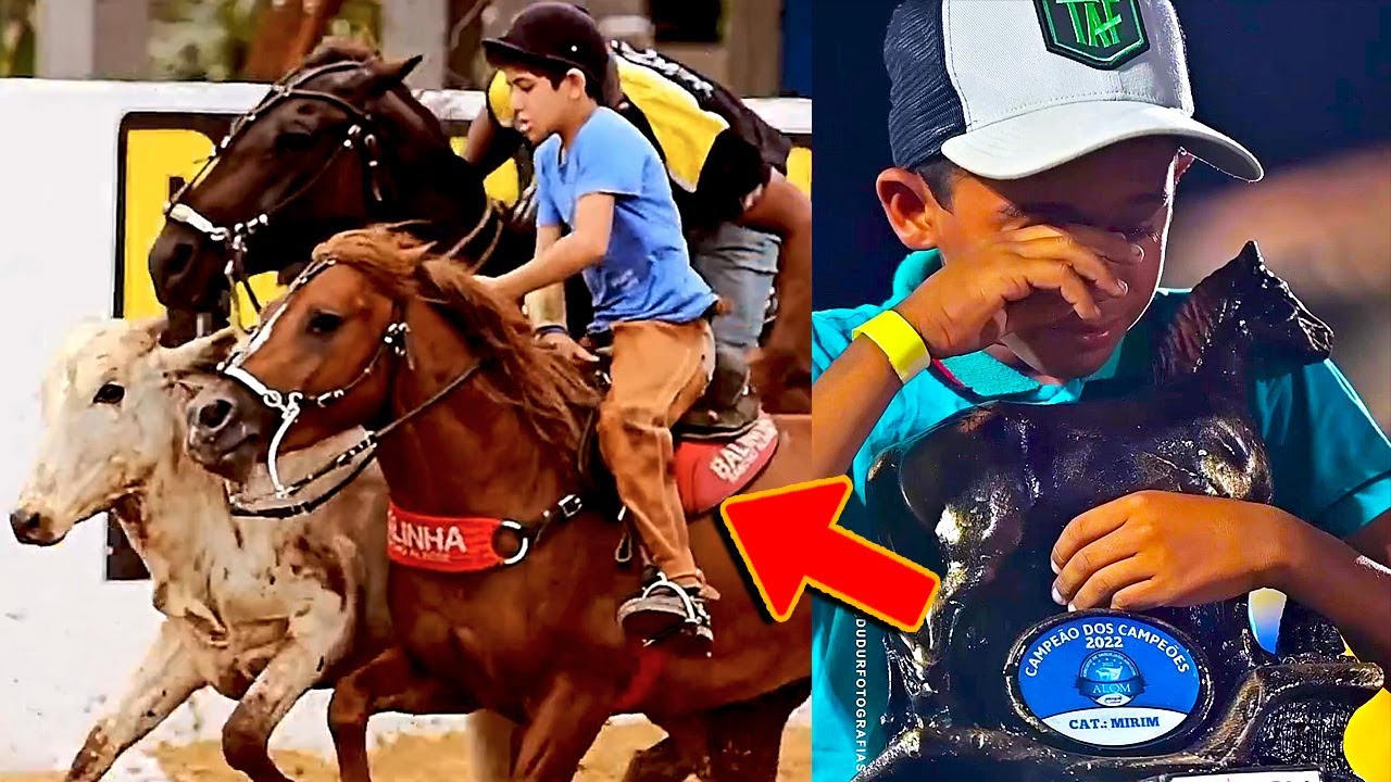 VAQUEIROS MIRINS IMPRESSIONA TODOS CORRENDO VAQUEJADA