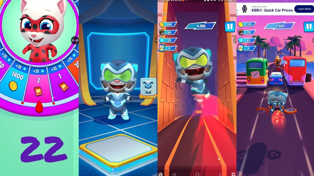 [Unlock Ice Bolt Tom] Talking Tom Hero Dash Android Gameplay Part 22