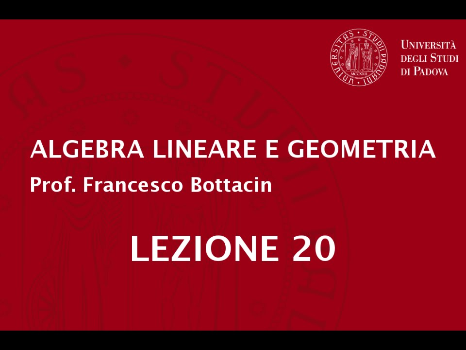 Lezione 20