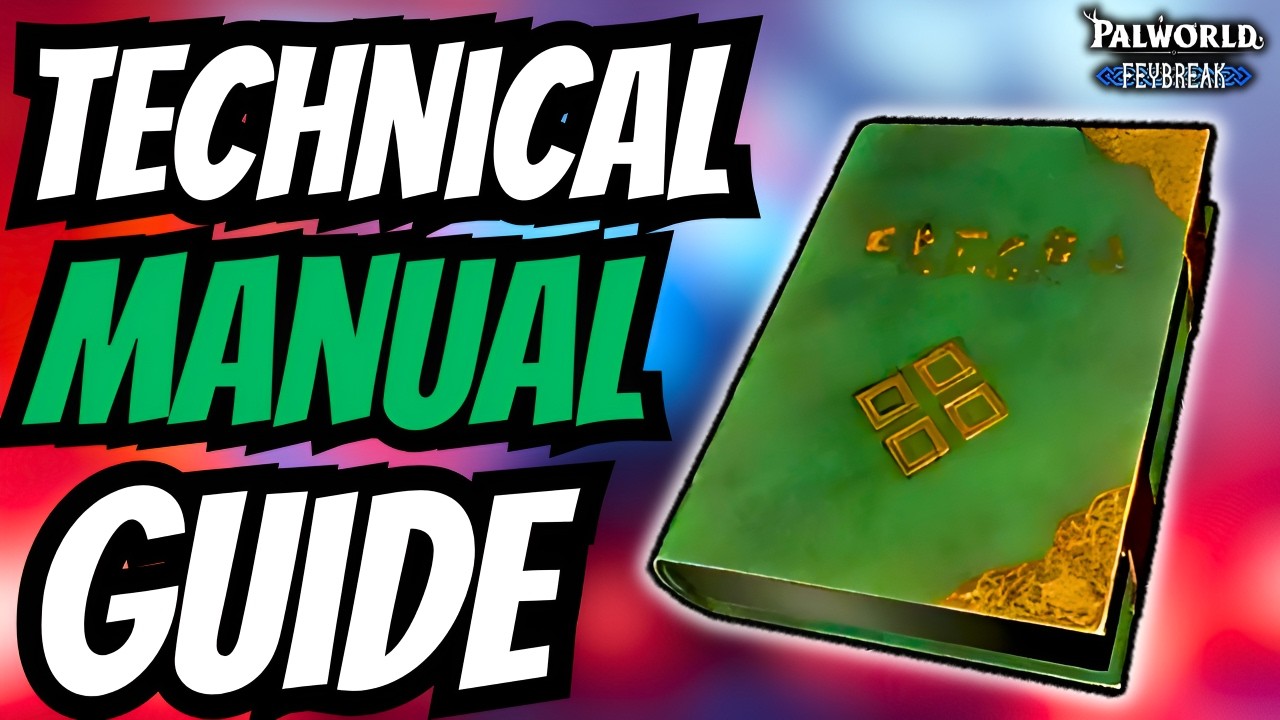 HOW TO FARM TECHNOLOGY POINTS WITH TECHNICAL MANUAL BOOKS IN PALWORLD