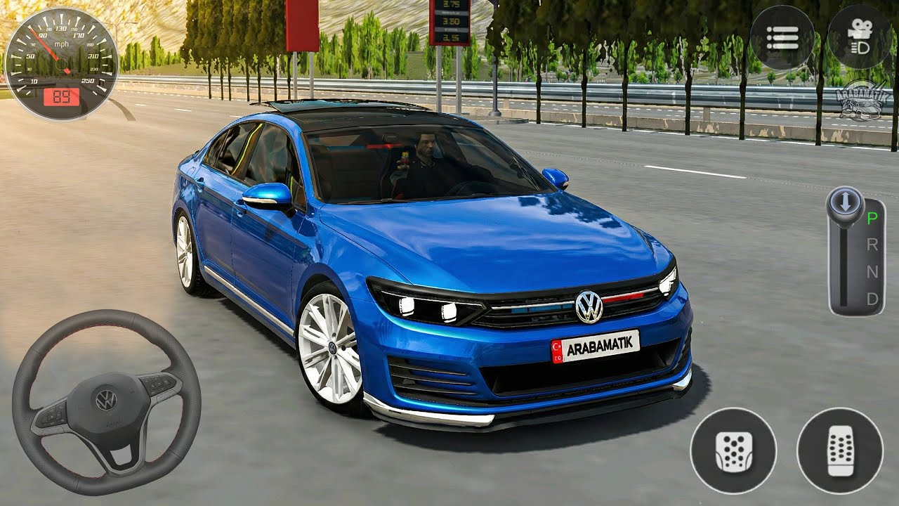 Modifiyeli Passat S&uuml;r&uuml;ş Sim&uuml;lat&ouml;r Oyunu - Pasat City Araba Oyunu - Android GamePlay