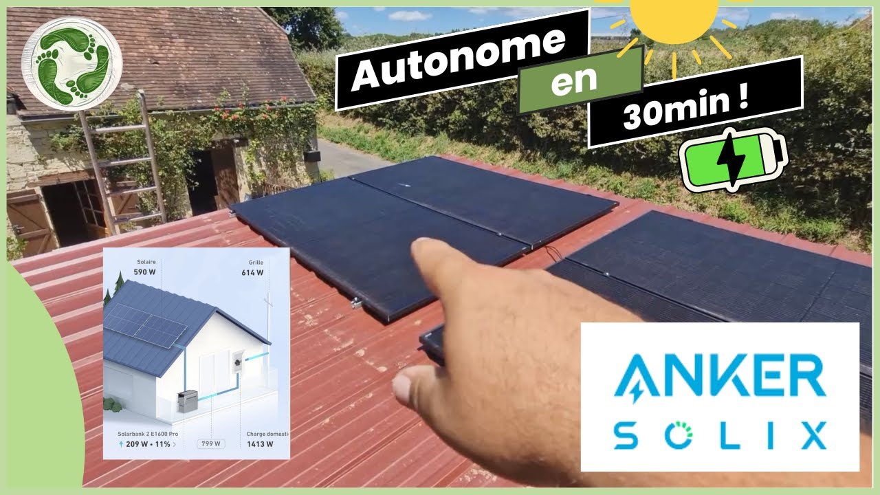 Atelier AUTOSUFFISANT⚡☀️ en 30 min ! C'est devenu terriblement facile ! (ANKER SOLIX SOLARBANK2 PRO)