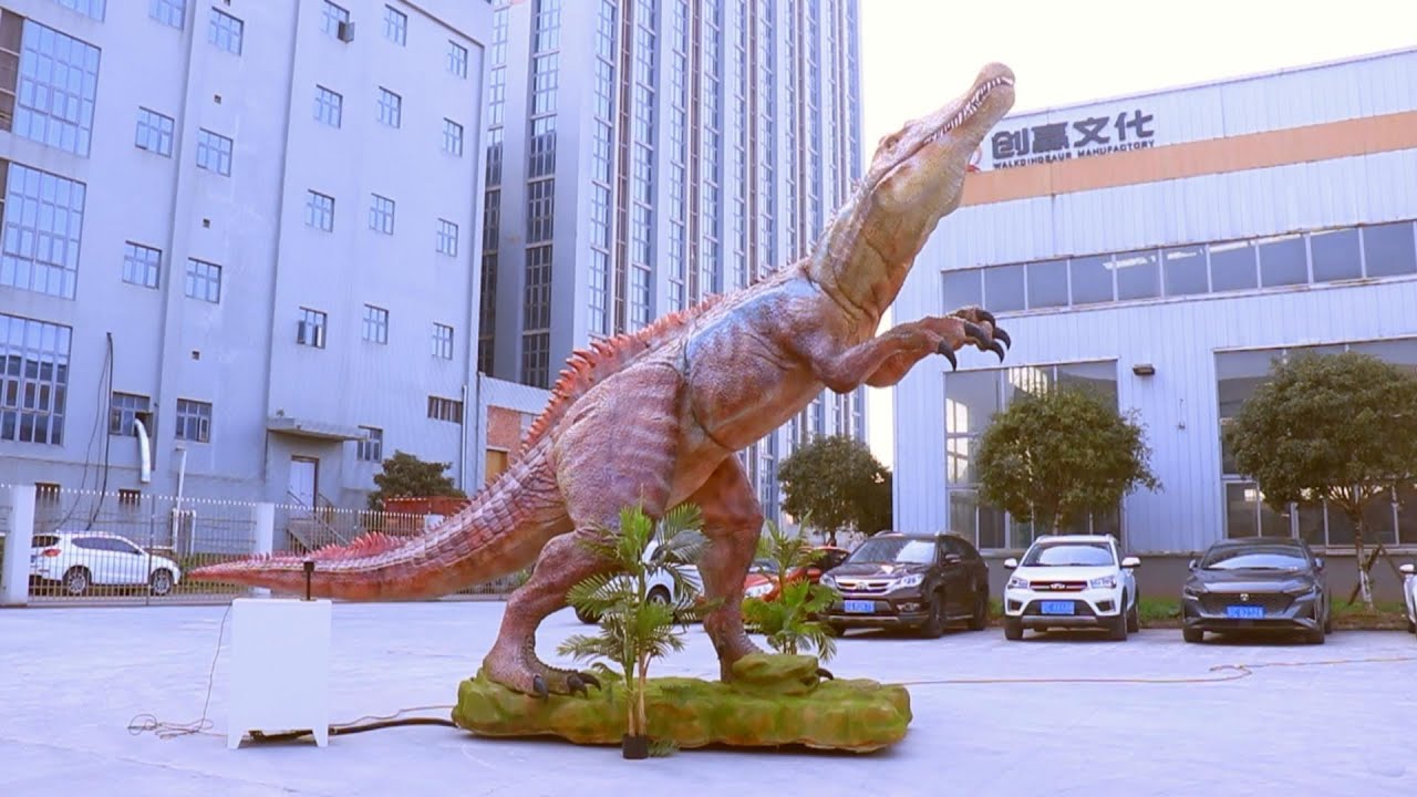 Giant Realistic Animatronic Dinosaur Robot with INSANE Movement Range