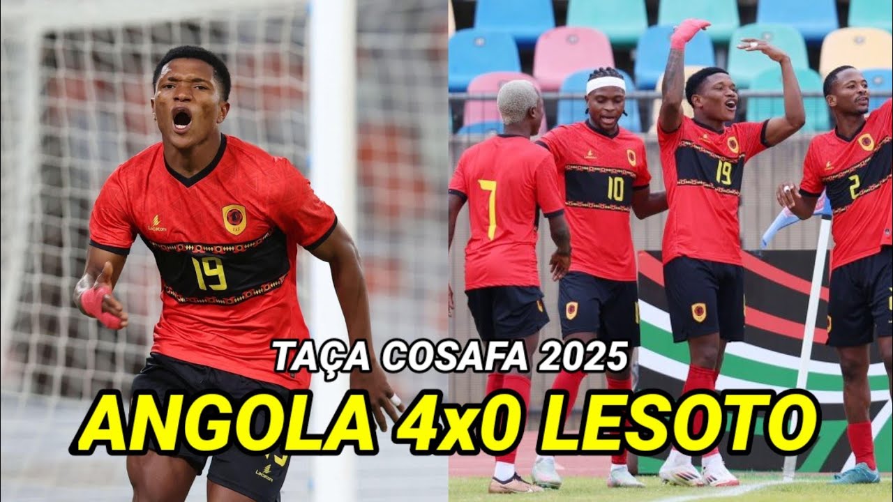 HAT-TRICK DE DEP&Uacute;!!! ANGOLA 4-0 LESOTO - COSAFA CUP