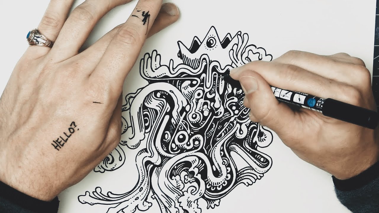 Drawing with Peter Draws: Lessons in Freestyle Swirls