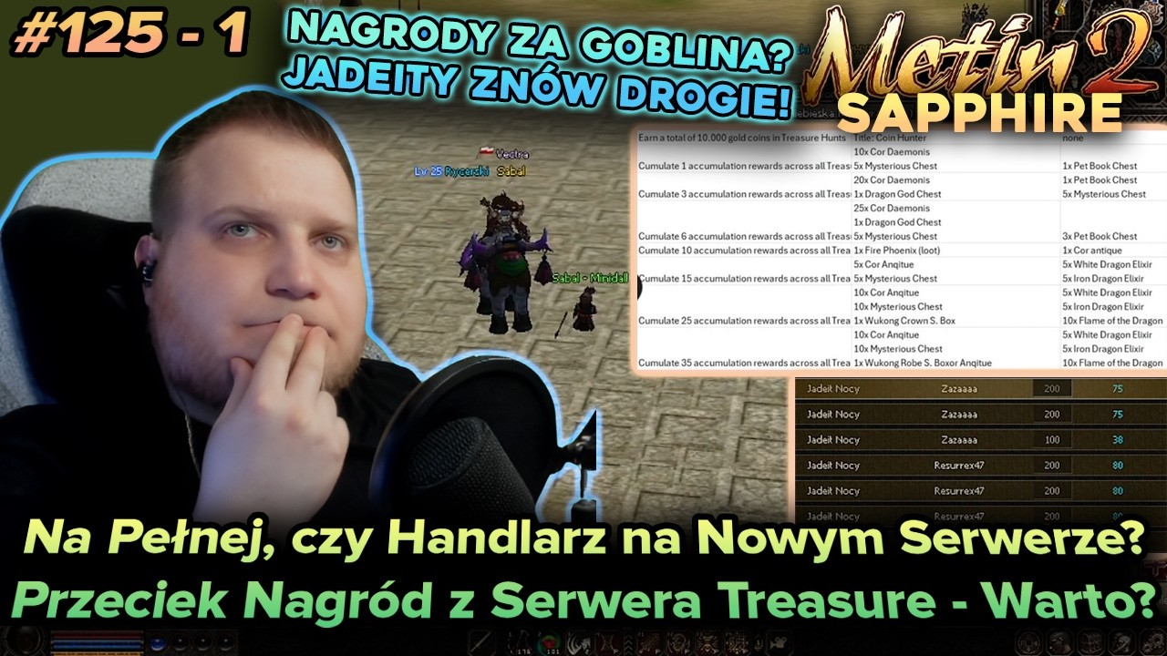 Sabal - Metin2 - Sapphire - Jaki tryb serii się spodziewać + przeciek nagr&oacute;d z nowego serwera - 26/1