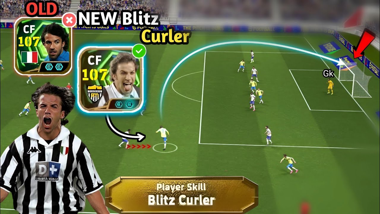 Blitz Curler - 100 😳 Watch NEW 107 DEL PIERO Blitz 🔥 Why You Should Sign New Del Piero 🤔 efootball 