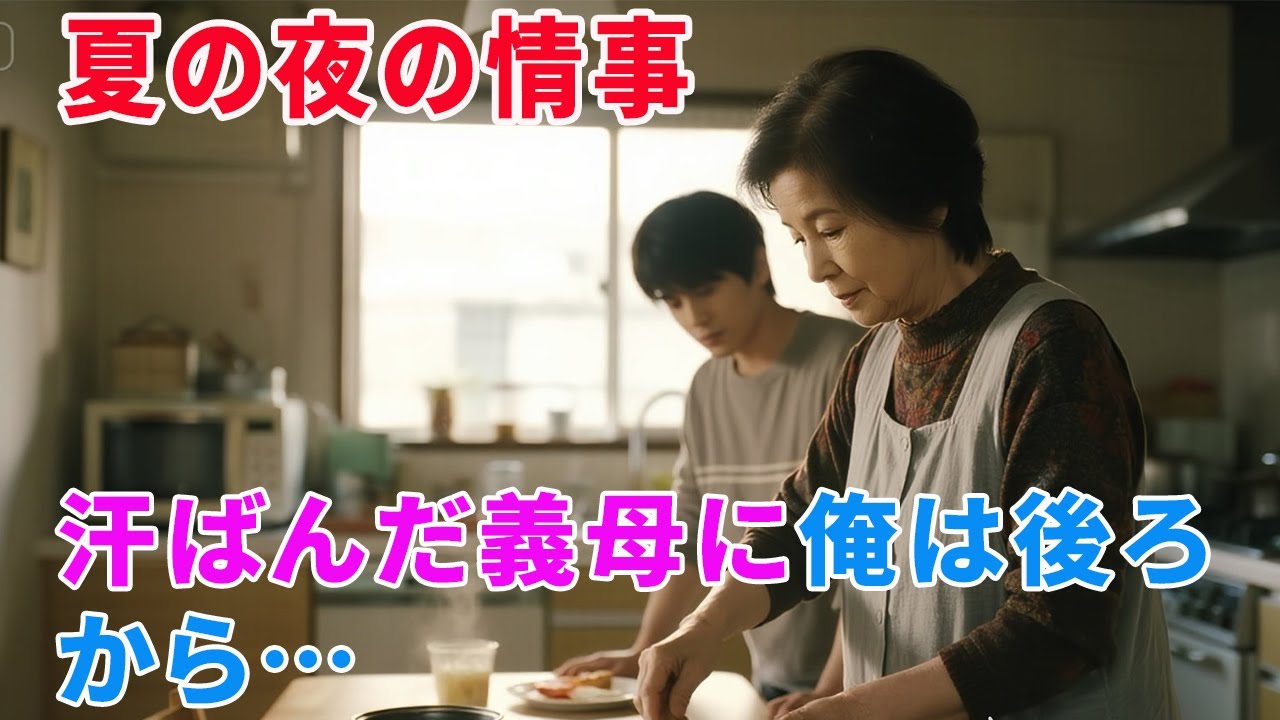 料理を作る、素敵な後ろ姿の義母に&hellip;