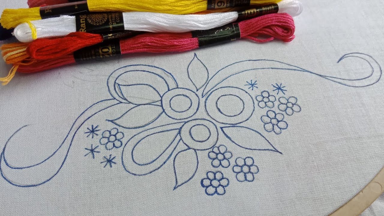 Cushion Cover Corner Design Stitching Tutorial-34,HAND EMBROIDERY: Sofa/Cushion/Table Corner Design