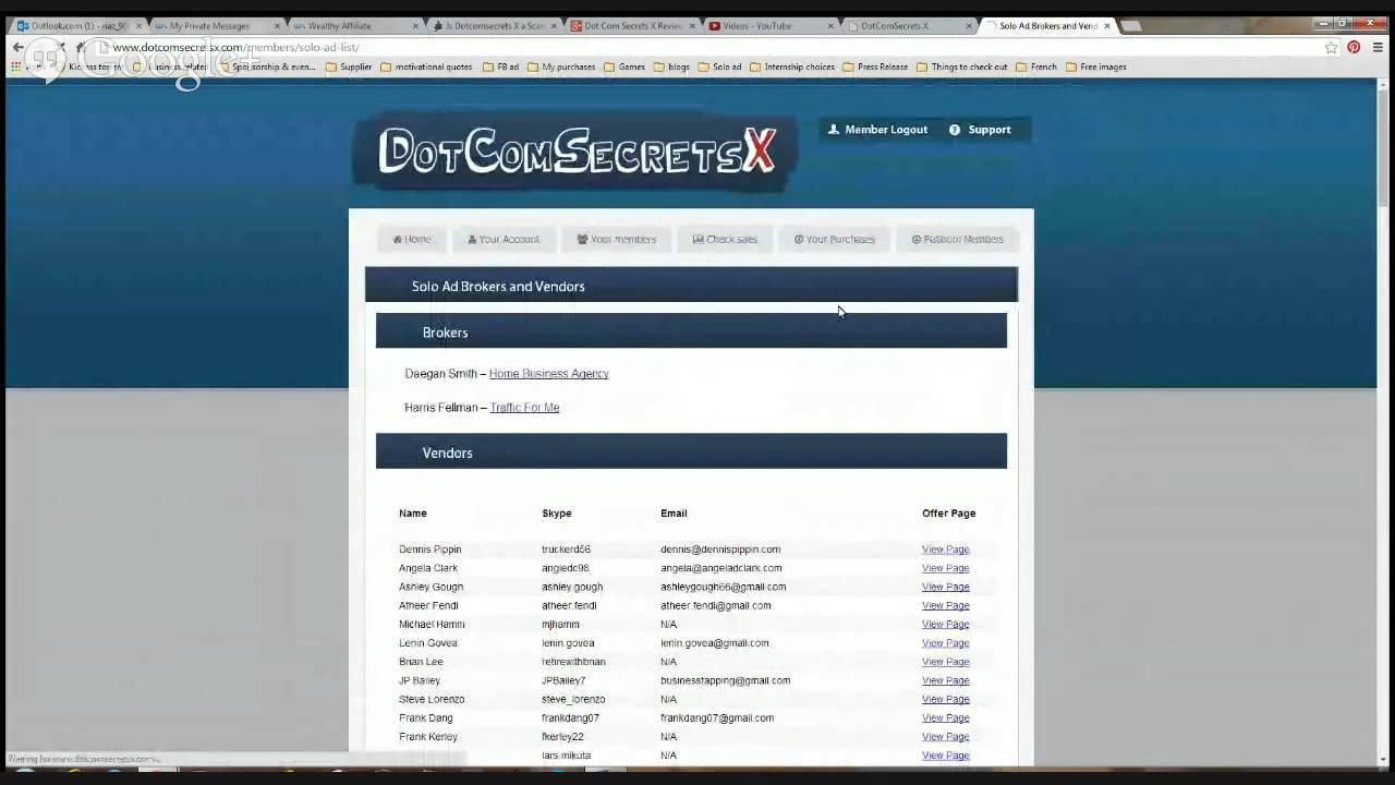 Dot Com Secrets X Review 2014 -- A Look Inside The Member's Area