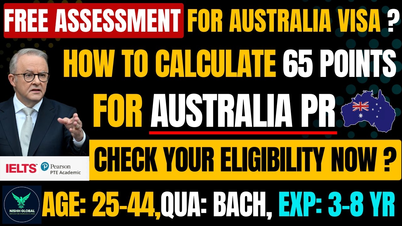 How to Calculate 65 Points for Australia PR 2026 (Subclass 189, 190, 491) | Check your Eligibility ?