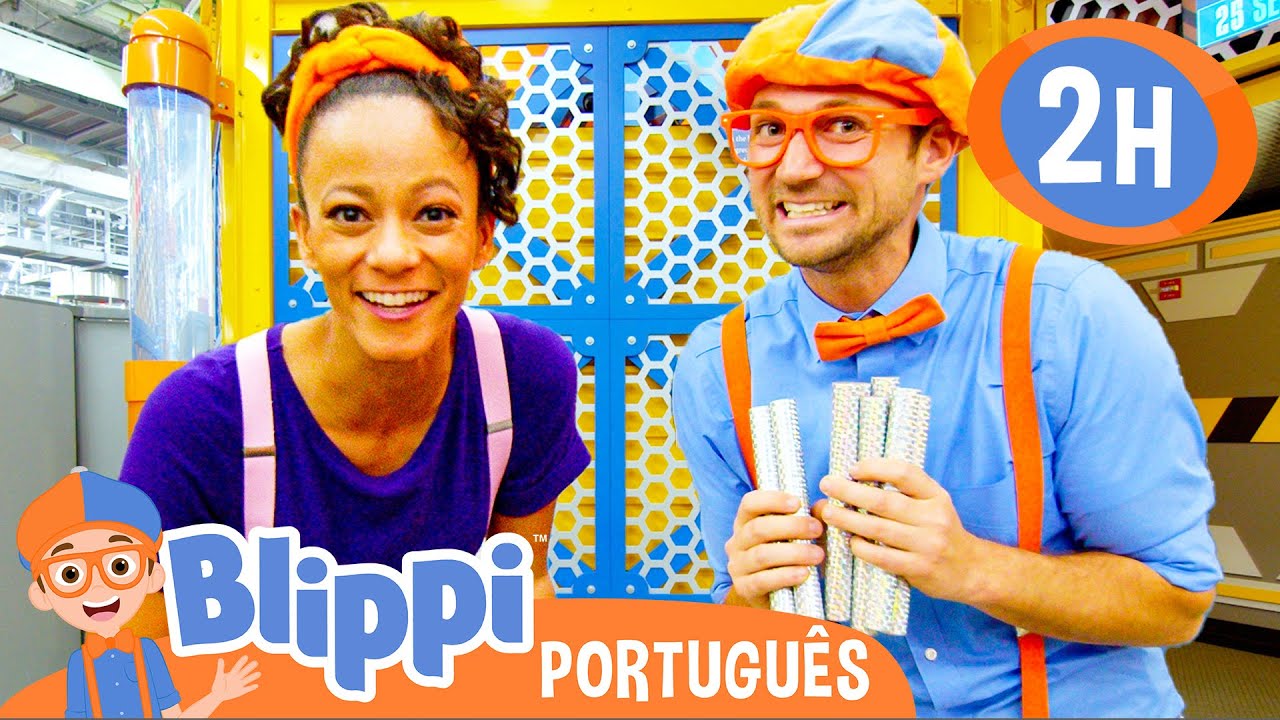 Blippi e Meekah Visitam um Museu Infantil! | 2 HORAS DE BLIPPI! | Vídeos Educativos em Português