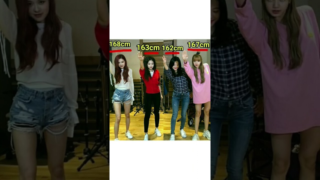 Blackpink members height 