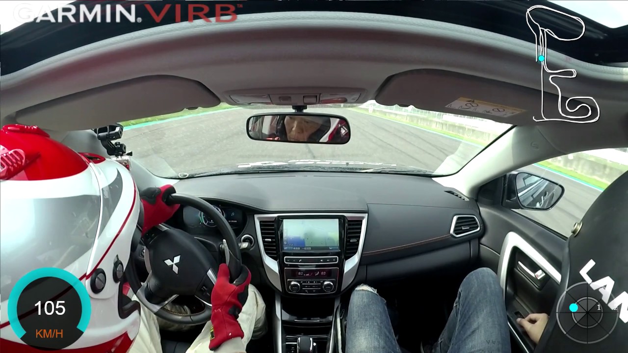 日本傳奇車手增岡浩駕駛中華三菱MITSUBISHI GRAND LANCER激甩大鵬灣！GARMIN VIRB