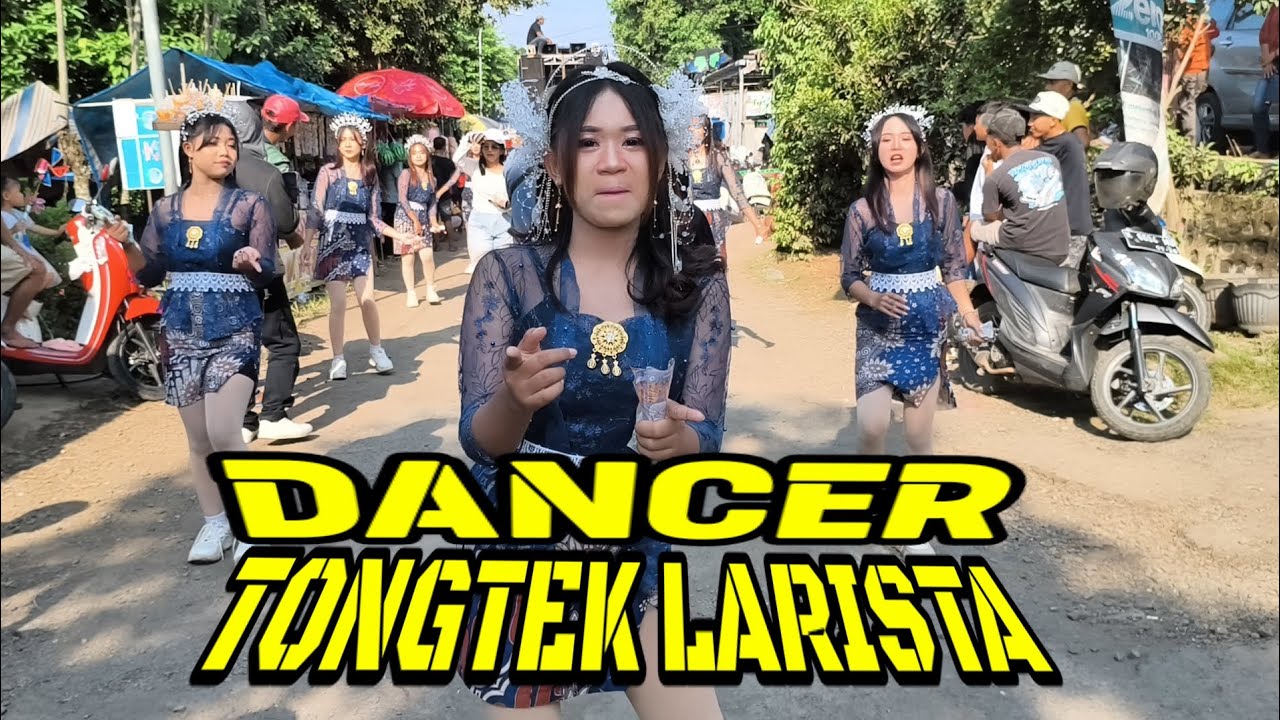 Dancer Tongtek Larista,karnaval tlogosari 2025