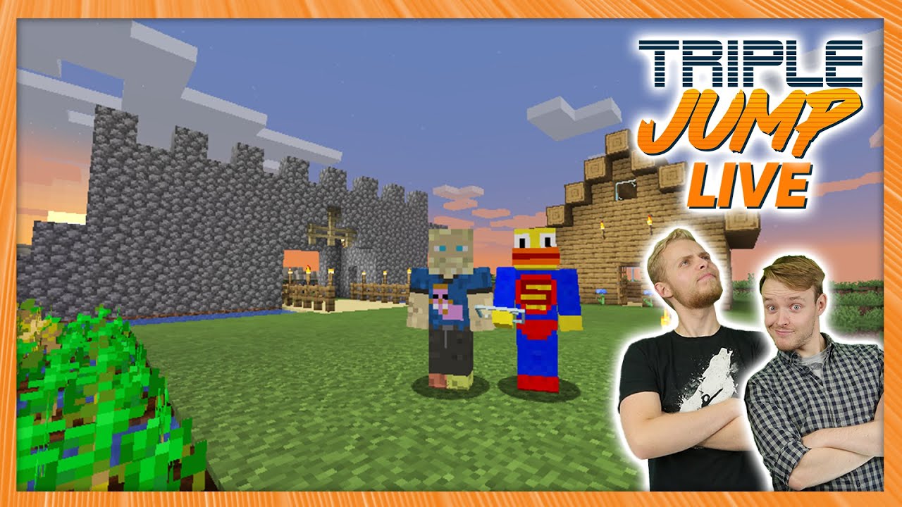 CASTLE IN THE SKY - Minecraft [6] | TripleJump Live
