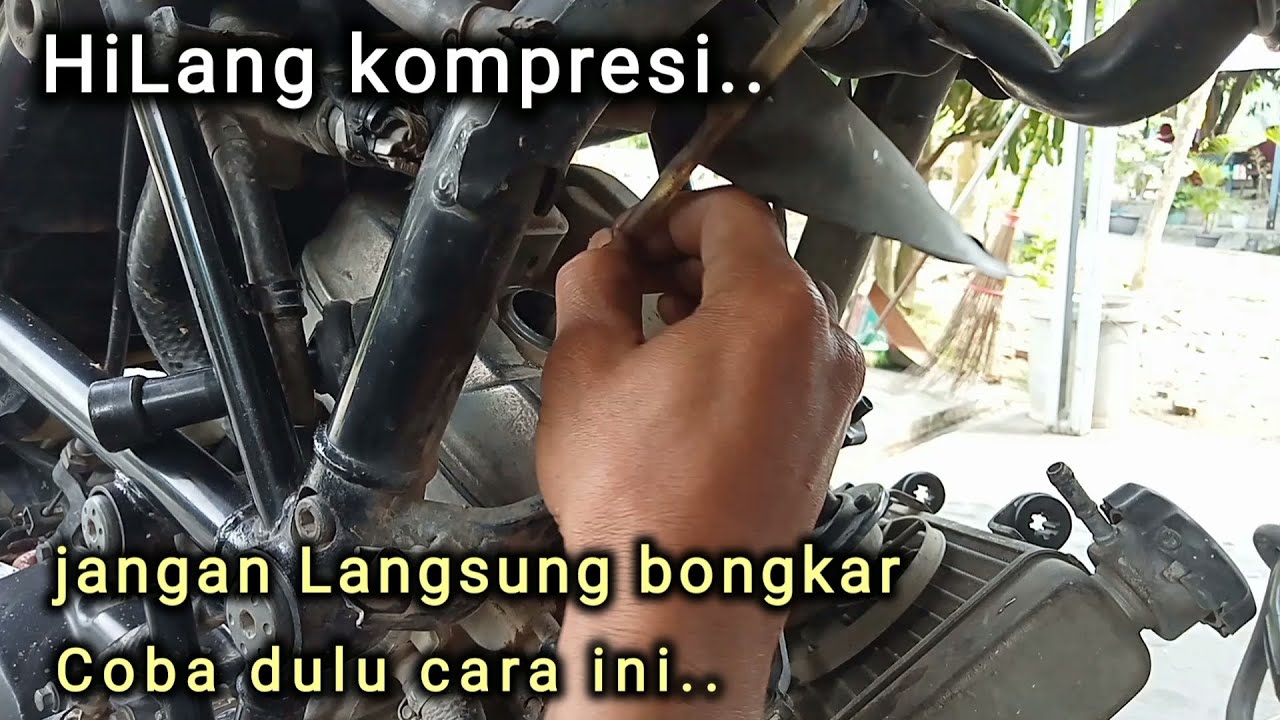 Tiba tiba Mati Hilang kompresi, jangan langsung bongkar coba dulu cara ini !! Cb 150R