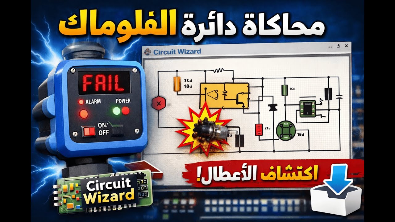 اعرف اعطال بورة الفلوماك من خلال فهم دائرة تشغيله