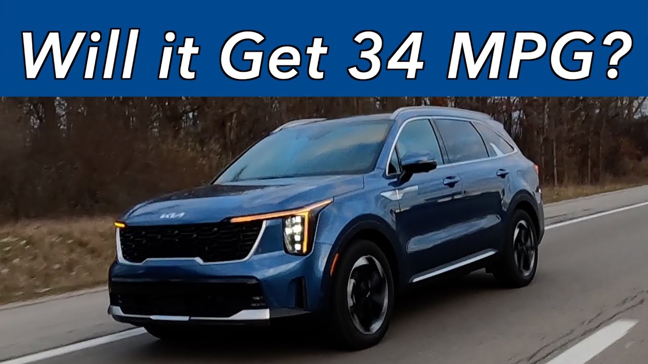 2025 Kia Sorento Hybrid SX Prestige Fuel Economy Test. Is It Efficient in Cold Weather?